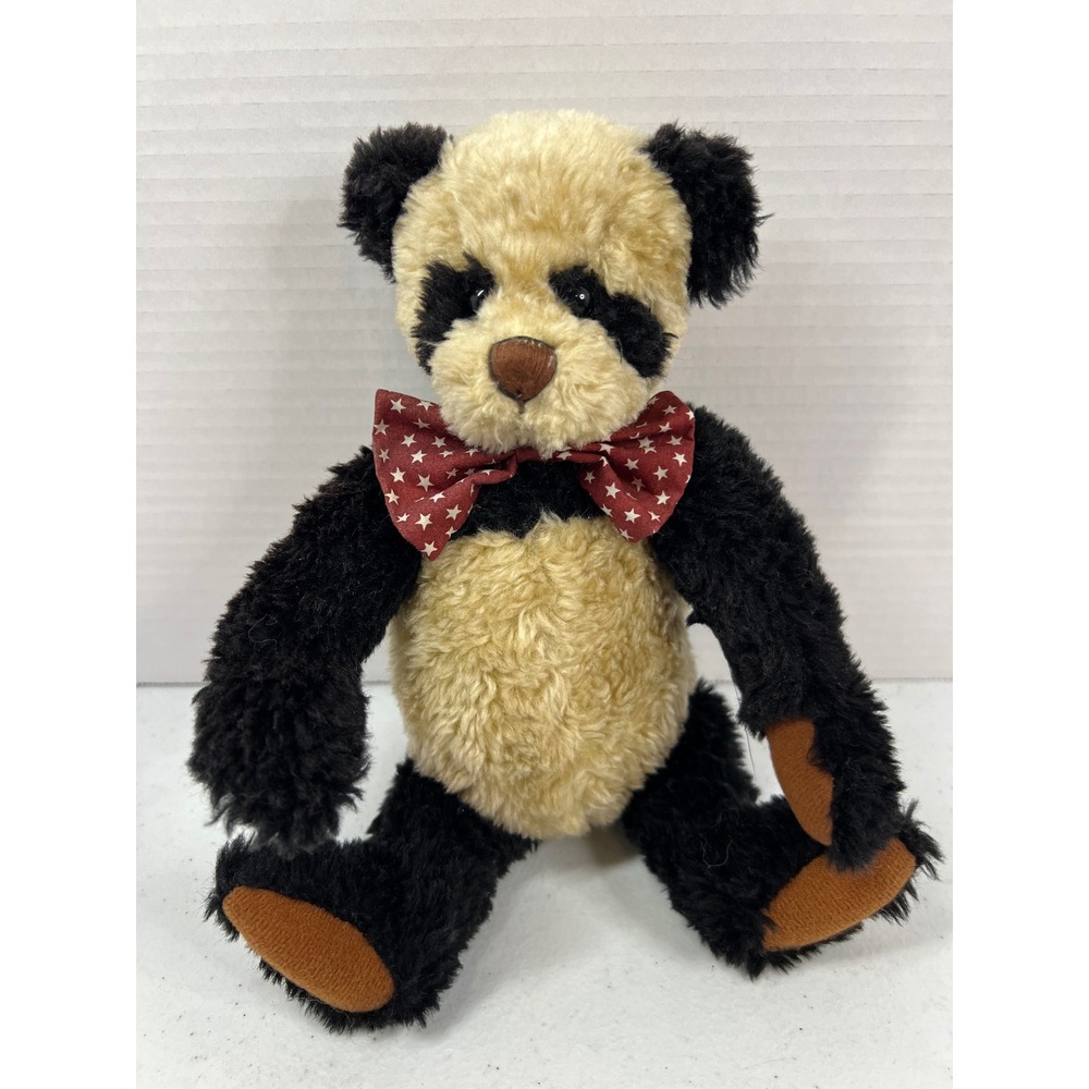 Ganz Cottage Collectibles Paddy Panda Bear Plush Lorraine 1995 Star Bow CB135